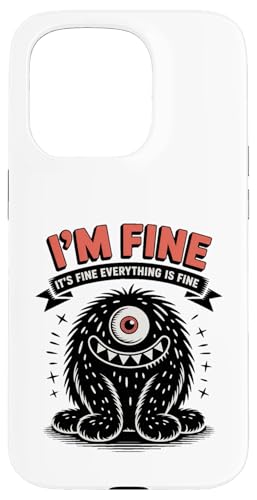 Je Vais Bien, Tout va Bien, Monster Coque pour iPhone 15 Pro