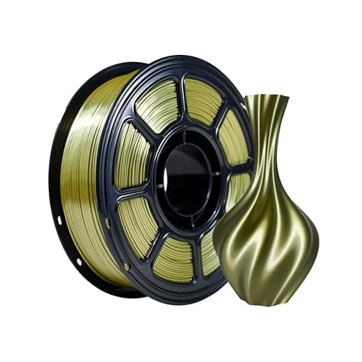 iBOSS 3D Printer Silk Filament, Shiny Silk PLA+ Filament 1.75mm, Smooth Silky Surface PLA Plus, Great Easy to Print for 3D Printers, Dimensional Accuracy +/- 0.02mm, Silk Olive Gold 1KG