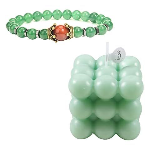 Soulnioi Green Magic Candle with Bracelet Cover