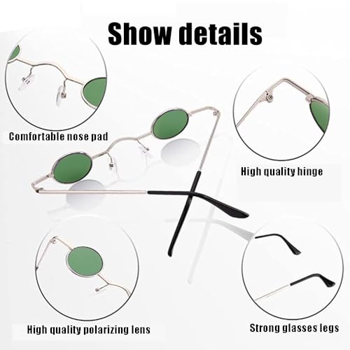 Funny Round Kids Party Sunglasses Bulk,Hippie Cool Party Sun Glasses for Adults and Kids,Baby Sunglasses,8 Pairs3