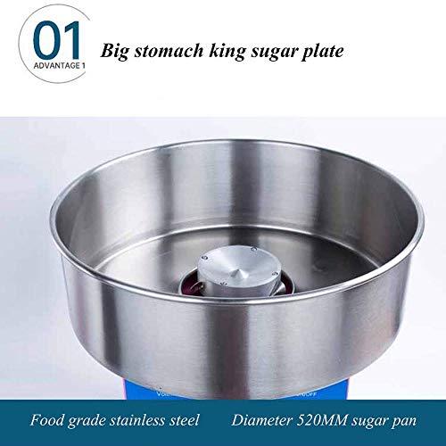 Elektrische Zuckerwattemaschine Marshmallow Machine Candy Floss Maker Commercial 1000W, geeignet für Verschiedene Partys – Bild 3