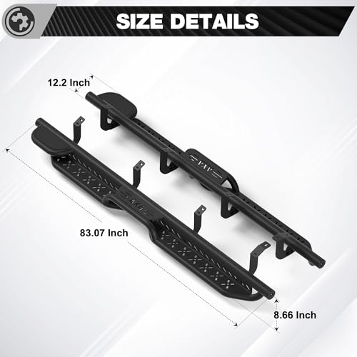 Estribos para Toyota Tundra CrewMax 2022-2026, Acero miniatura 3