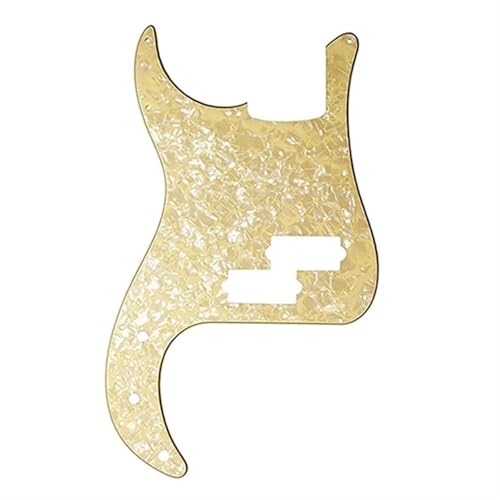エレキギターピックガード交換パーツ ギター部品エレキギターピックガード - 左利き用 Fd 標準 P ベースギターピックガードスクラッチプレート(4Ply6)