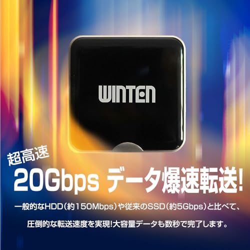 WINTEN MagSafe対応 外付けSSD 1TB WT700-PSSD-1TBサムネイル4
