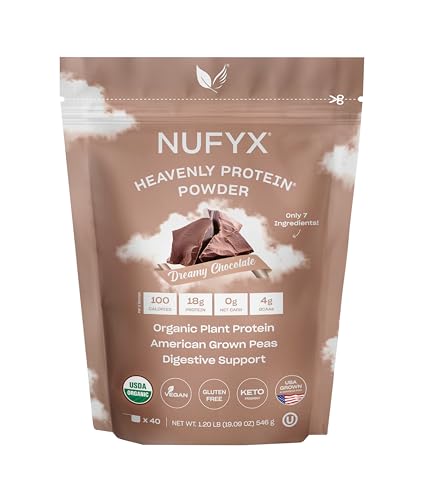 NUFYX® Family Owned Protein Powder, Organic Plant-Based, Made with 100%