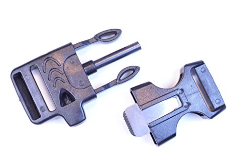 Flint Fire Starter Buckle - 5 Pack