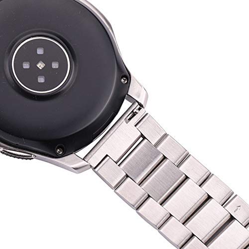 Bracelet de montre acier inoxydable argent pour maillon solide 22mm