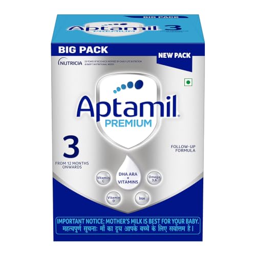 Image of Aptamil Premium Infant Formula for Babies - Stage 3 (12-24 Months) -With DHA ARA - 1.2 kg - Bag-In-Box Pack