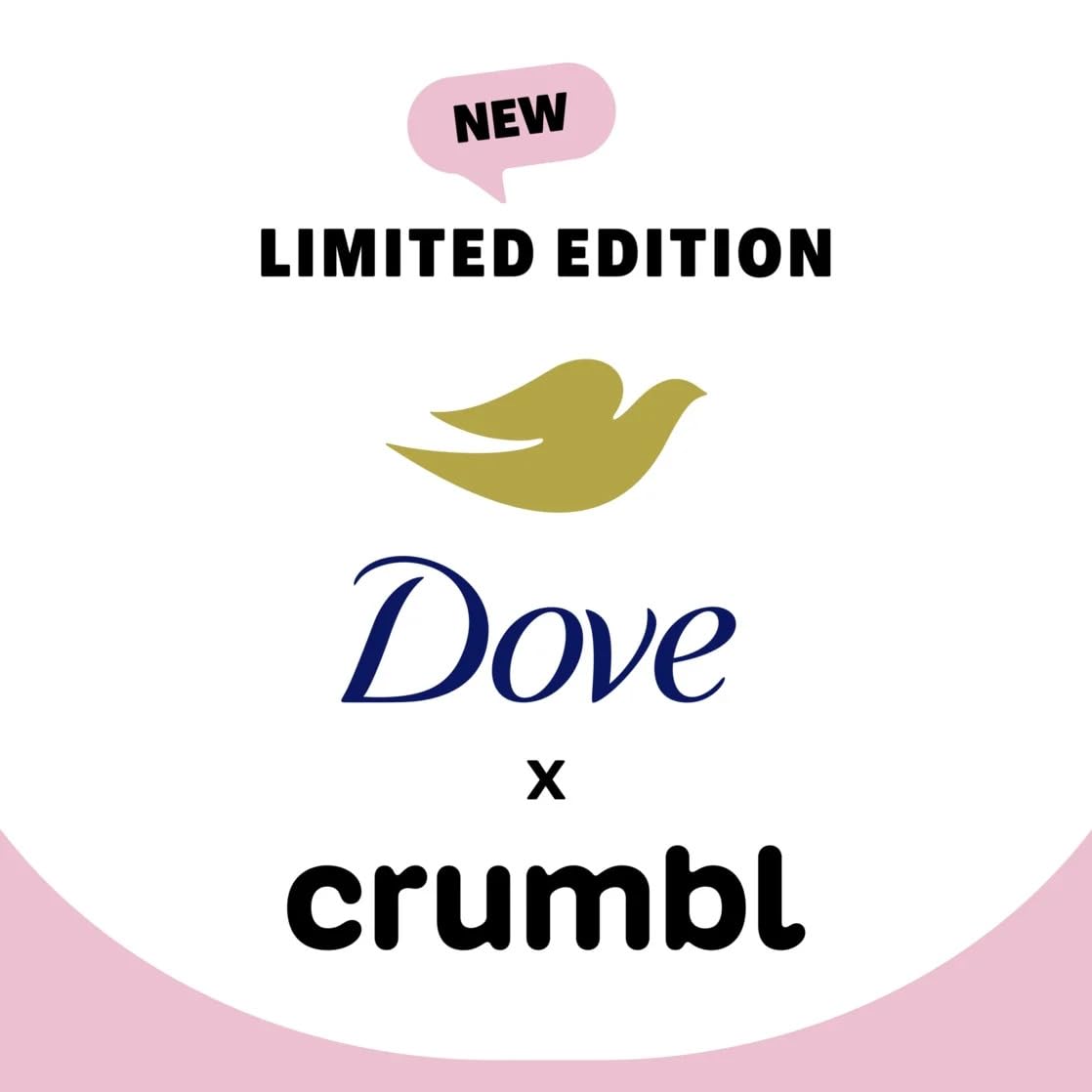 Dove Crumbl Limited Edition Confetti Cake Body Care Gift Set, 3 Count