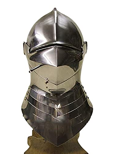 NauticalMart Medieval Knight Armor Helmet English Closed Halloween Costume