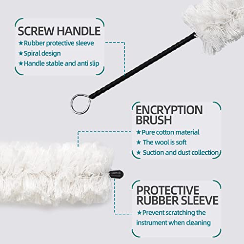 Flute Care Kit - Complete Set Including Brush, Swab, Rod, Screwdriver, Grease, Gloves & Cloth3