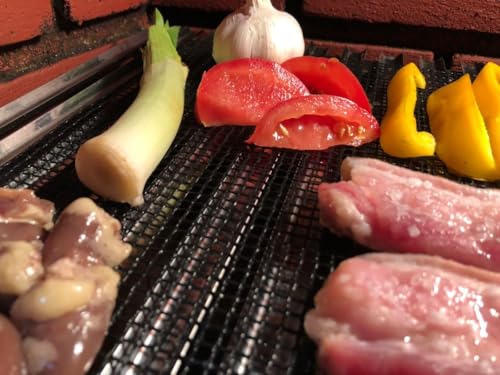 Grelha Tela Antiaderente Teflon Churrasco 30x40 Preta