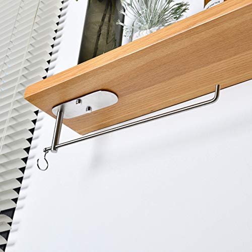 Multi Function Paper Towel Holder Under Cabinet, Mountable Roll Paper Towel Rack for Kitchen - Thumbnail 7