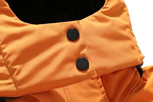Image of MOERDENG Women's Waterproof Ski Snow Jacket Winter Warm Hooded Snow Coat Mountain Windproof Ski Jacket For Women