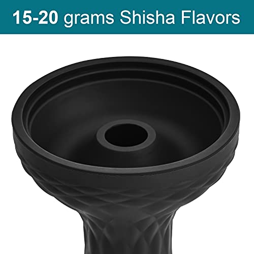 Kitosun Phunnel Silikon Shisha Kopf - Premium 70 Grad haltbare Silikon material 15Gramm Shisha Aromen einfache Reinigung… – Bild 4