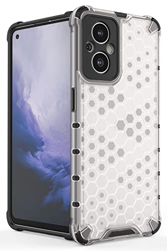 Image of Glasgow Back Case Cover Compatible with Oppo F21 Pro 5G (Stylish Design) - Transparent
