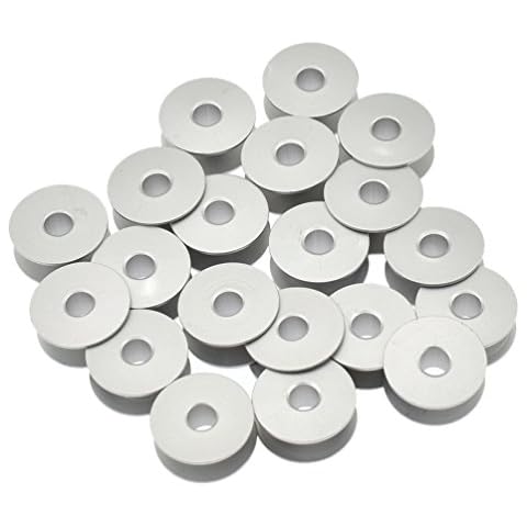 Kesheng Metal Bobbins 21mm for Industrial Sewing Machine Pack of 20pcs Cover