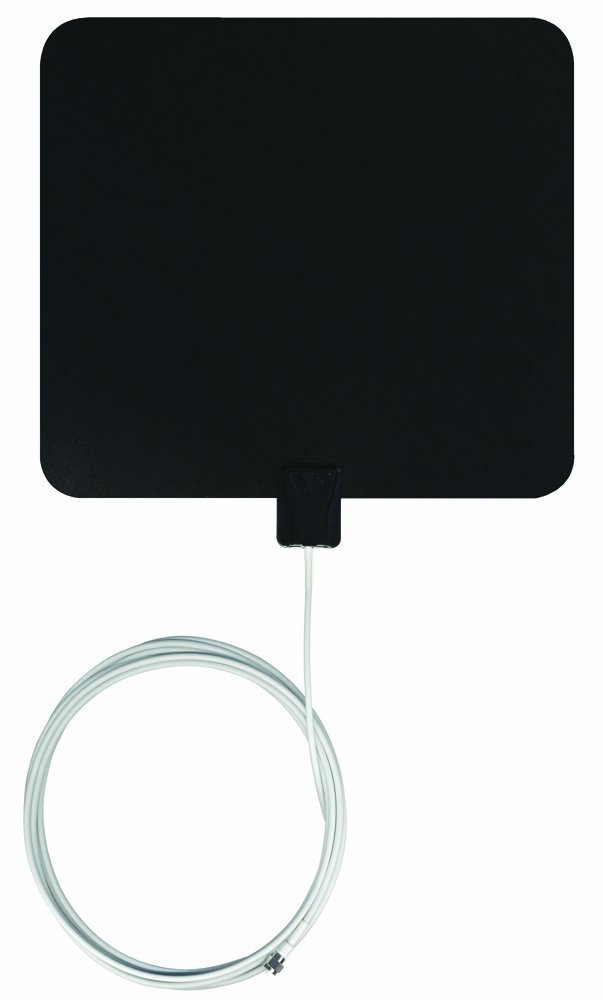 Winegard Indoor TV Antenna FL-5000 – HD Digital Antenna for Smart TV, 35-Mile Range, No Assembly, Dual-Color Ultra-Thin Design, 15' Coaxial Cable,