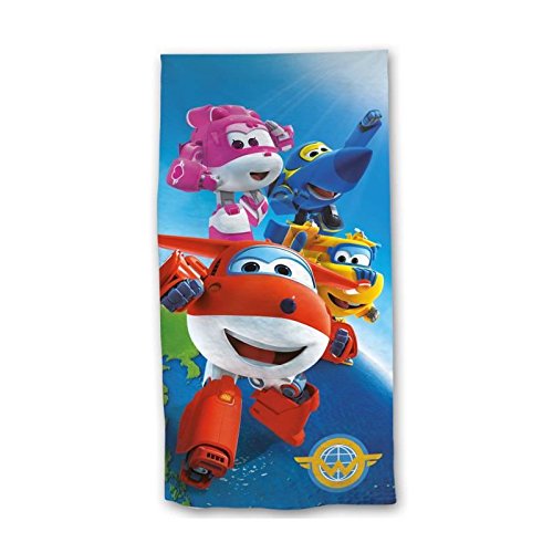 Preisvergleich Produktbild New Import ni-918 304 Strandtuch mit Super Wings, Polyester, Mehrfarbig, 30 x 5 x 35 cm