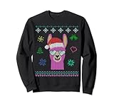 Photo Gallery lama alpaka ugly christmas sweater maglione natalizio felpa Photo Gallery lama alpaka ugly christmas sweater maglione natalizio felpa