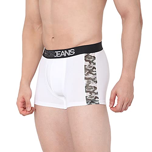 Image of Underjeans Men's Cotton Blend Regular Fit Trunk