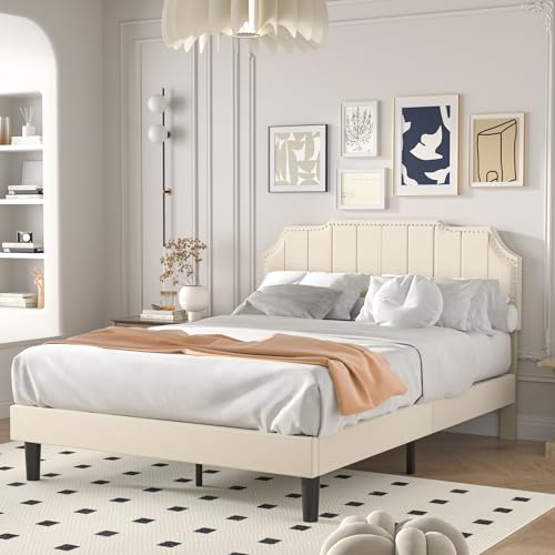 VECELO Velvet Platform Bed
