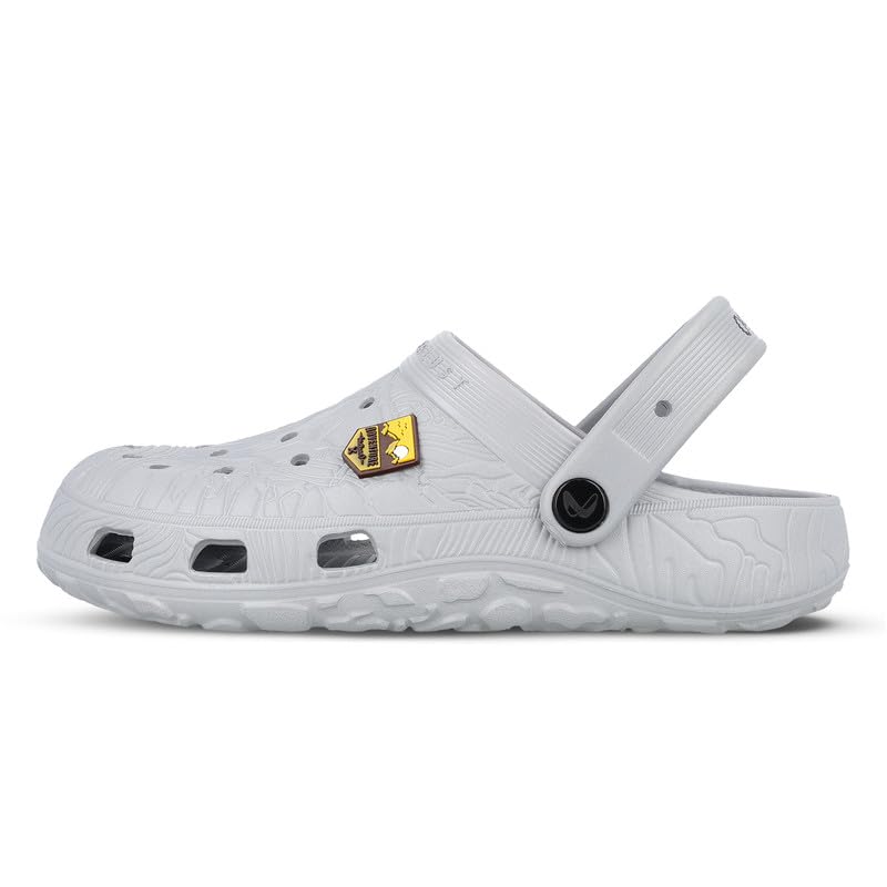 Image of WALKAROO Mens Clogs with Soft Sole, Backstrap, Ventilated and Lightweight - WC8801