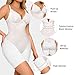 FeelinGirl White Cute Body Suits Women Lace Shapewear Bodysuit Tops Sexy Body Shaper Lingerie Going Out Fashion Outfits