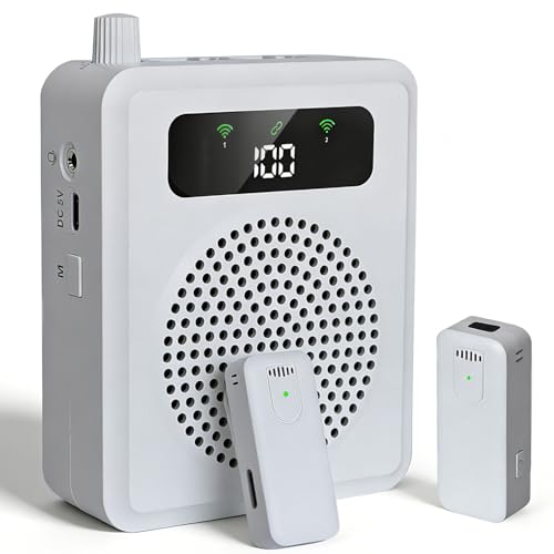 Image of Wireless Voice Amplifier for Teachers, Portable Microphone and Speaker