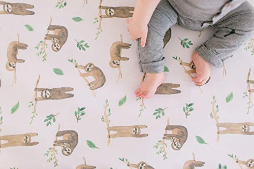 Premium Fitted Knit Crib Sheet/Toddler Sheet Noah By Copper Pearl #TOP2