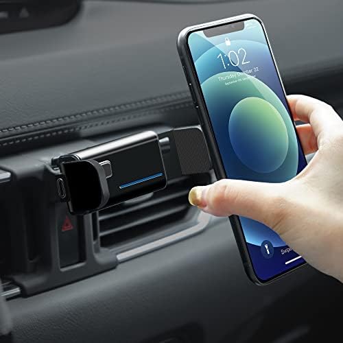 BEERTE Phone Holder fit for Mazda CX-5 2017-2023 Electric Clamping Mobile Phone Mount 360-degree Rotatable Adjustable Safe and Convenient Phone Navigation for 4-7 inches Smartphone