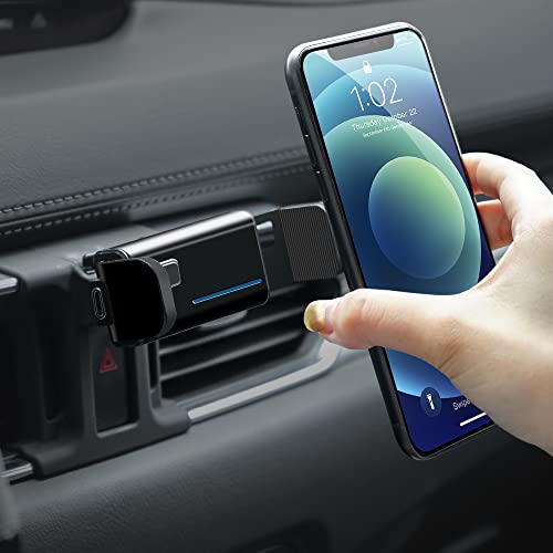 BEERTE Phone Holder fit for Mazda CX-5 2017-2025 Electric Clamping Mobile Phone Mount 360-degree Rotatable Adjustable Safe and Convenient Phone Navigation for 4-7 inches Smartphone