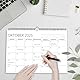 Wandkalender 2025 2026 - Moseem Kalender 2025 2026 im A4 Querformat(30 x 21 cm), Familienplaner Mit Jahreskalender Planung, Monatskalender vom Juli 2025 bis Dezember 2026