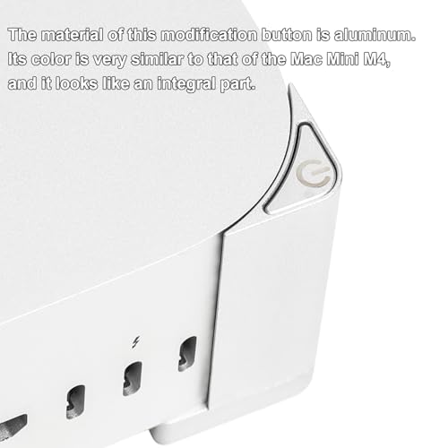 Base Easy Power Button para Mac mini M4 de aluminio miniatura 4