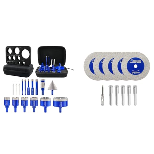 Kit de brocas de diamante para azulejos 16 piezas miniatura 1