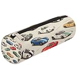 Mexpekil Cool Race Cars Pencil Case for Girls Boys Stationery Pouch Organiser Small School Supply Bag for Students Office