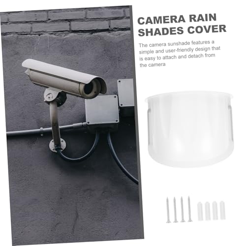Cubierta de lluvia y protector solar para cámara de seguridad exterior de plástico 2