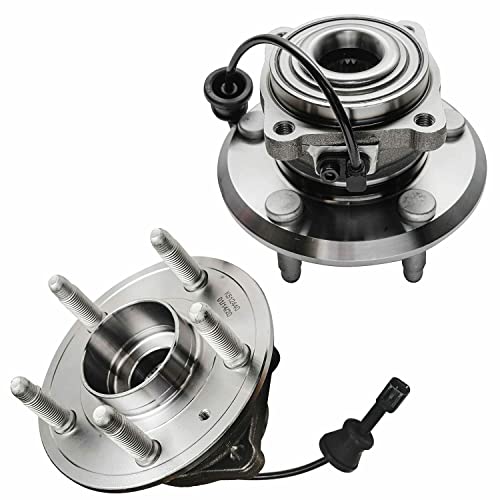 Image of Detroit Axle - Wheel Bearing Hubs Brake Kit for 2010-2017 Equinox Terrain