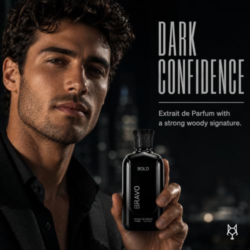 Image of Bravo Bold Extrait De Parfum | Cognac, Toffee & Tonka Bean Notes | Long Lasting Luxury Fragrance | Premium Perfume Spray | 100ml