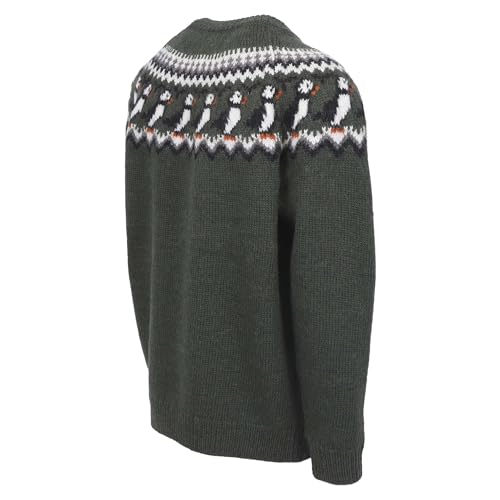 ICEWEAR Lundi Wool Sweater with Puffin Pattern4