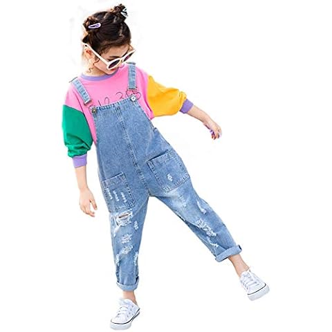 Yao Salopette Denim Fille 3-12 ans Cover