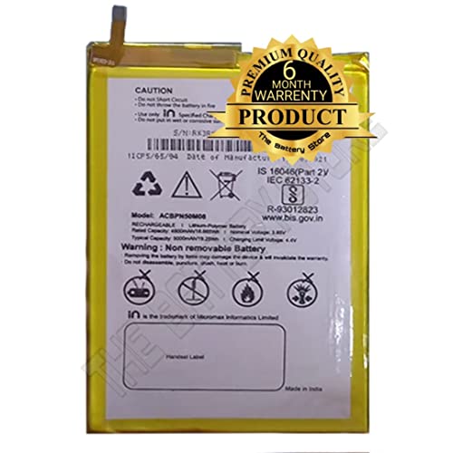 Image of THE BATTERY STORE Original ACBPN50M08 Battery for Micromax in 2b E7544 Battery with 6 Month Warranty ****(NN167)