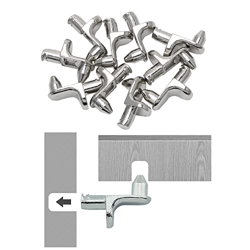 LIKERAINY Shelf Support Pins Studs Strong Little Pegs Plug in for diameter 5mm Hole of Wooden and Glass Board Kitchen Cupboard Wardrobe Cabinet Load Capacity 30kg Pack of 120 pcs - Image 3
