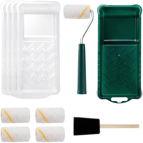 Paint Roller Kit, 12 Pack, 2 Inch Mini Paint Rollers, Small Paint...