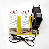 Actualizar 20 g generador de ozono purificador de aire duradero 20000mg/h máquina de desinfección de ozono con ventilador de refrigeración