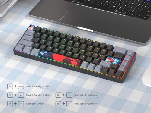 Clavier de jeu mecanique 65% compact filaire contre le manque d espace