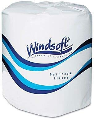 Amazon.com: Windsoft 2240 Single Roll Two Ply Premium Bath Tissue