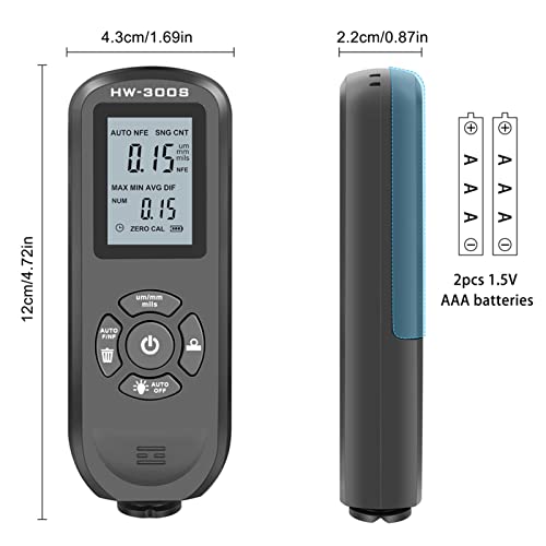 Medidor Digital de Espesor DOLUNTO HW-300S miniatura 3
