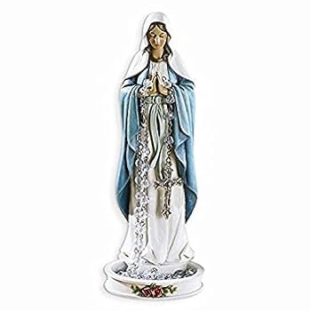 Amazon.co.jp: 祈る聖母マリア ロザリオホルダー 8インチ