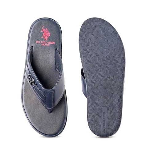 Image of U.S. POLO ASSN. Men's Leather Slipper
